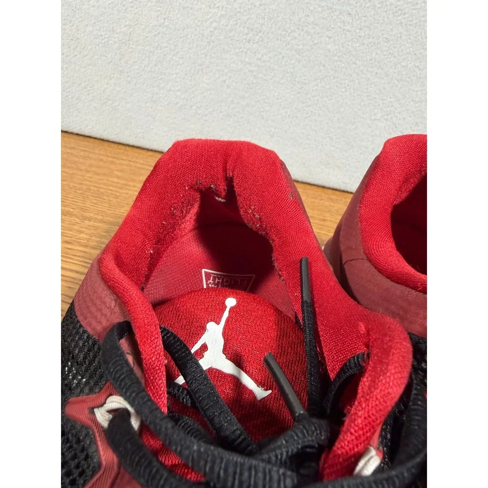 Jordan Flight Flex Trainer Mens Red Black Athletic Sneakers 654268-601